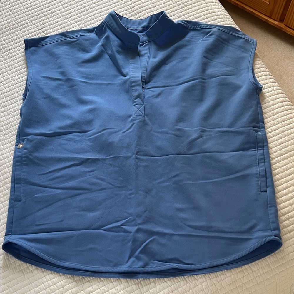 Figs Blue Women's scrub Top